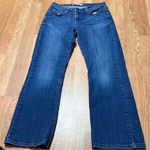 Levi’s 529 Mid-Rise Dark Blue Curvy Bootcut Jeans | Size 10 M